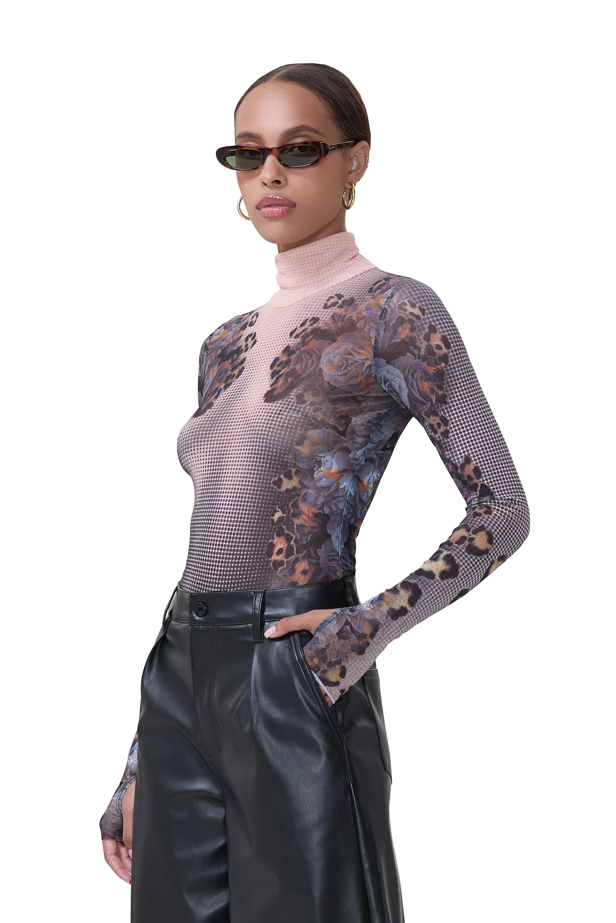 Zadie Top - Nude Leopard sold by AFRM product image thumbnail 2
