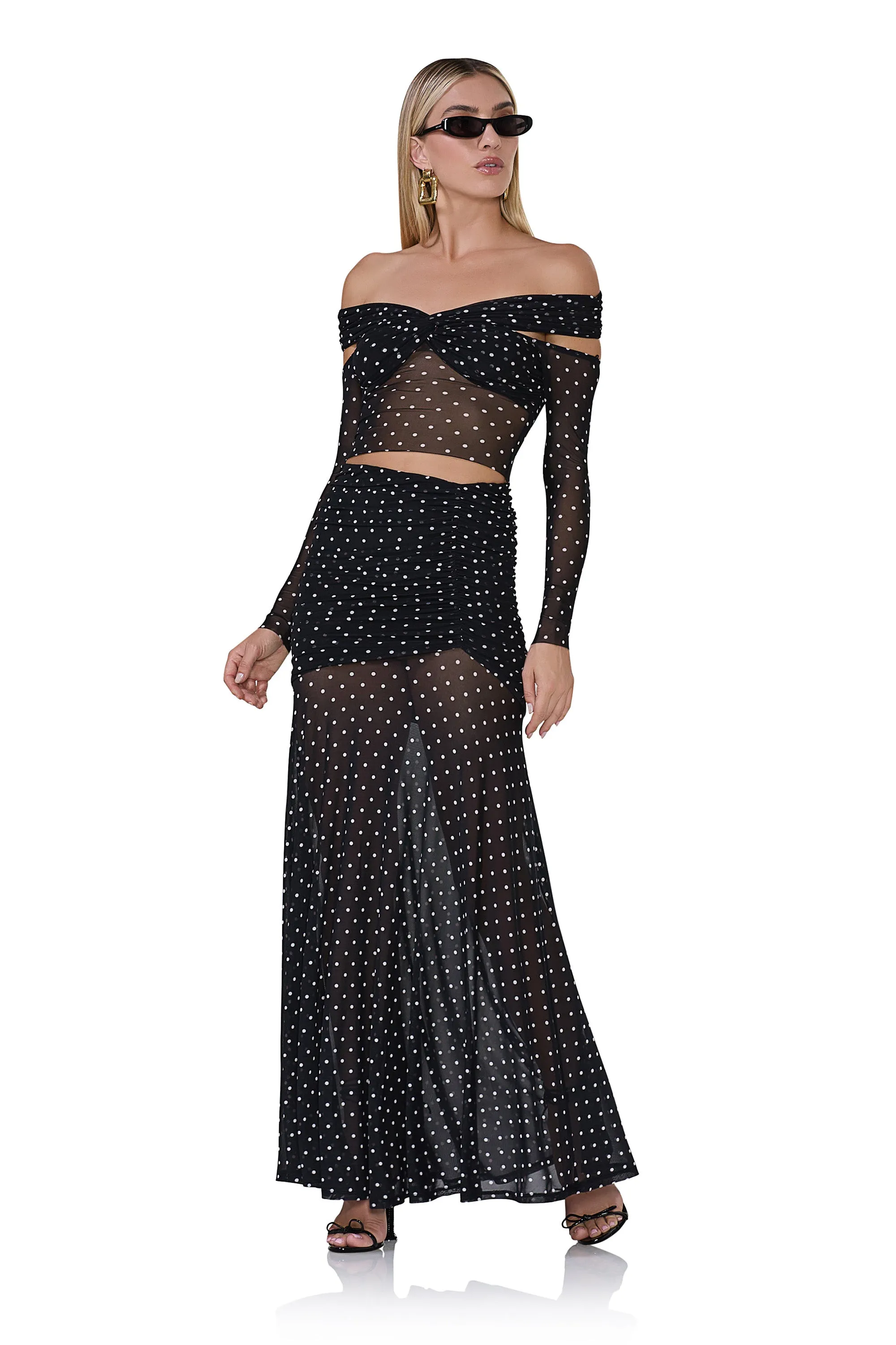 Wilson Top - Noir Dot sold by AFRM