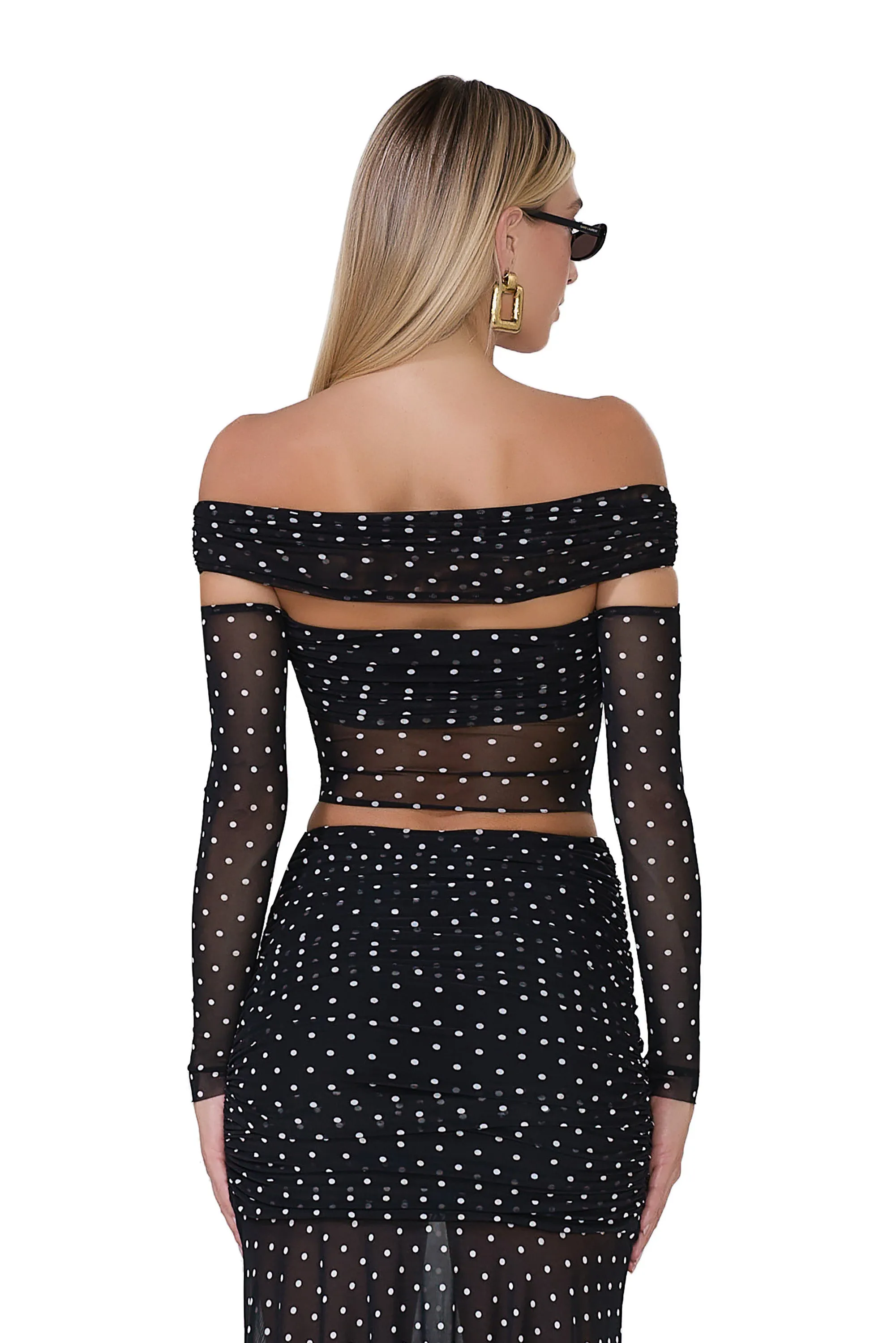 Wilson Top - Noir Dot sold by AFRM product image thumbnail 4