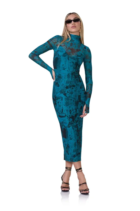 Shailene Dress - Cherub Convo sold by AFRM