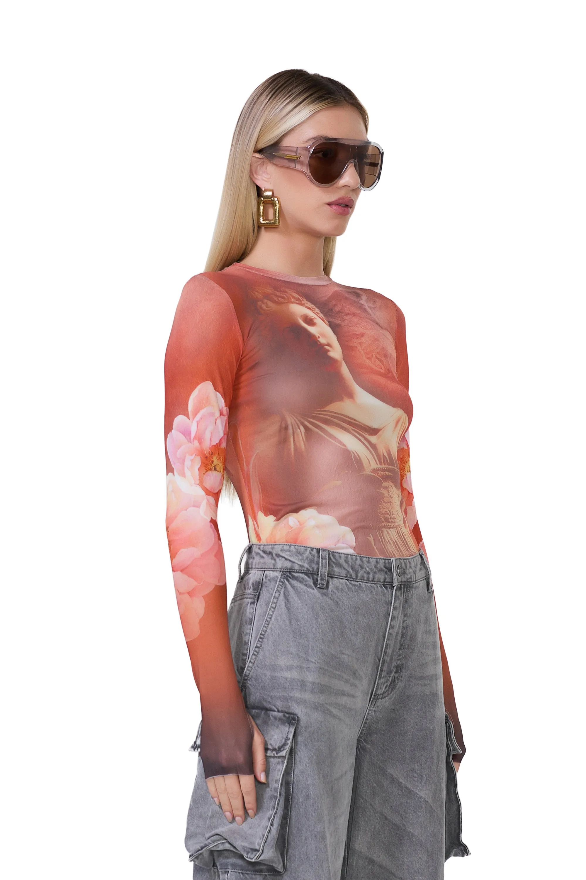 Kaylee Top - Rose Statue sold by AFRM product image thumbnail 3