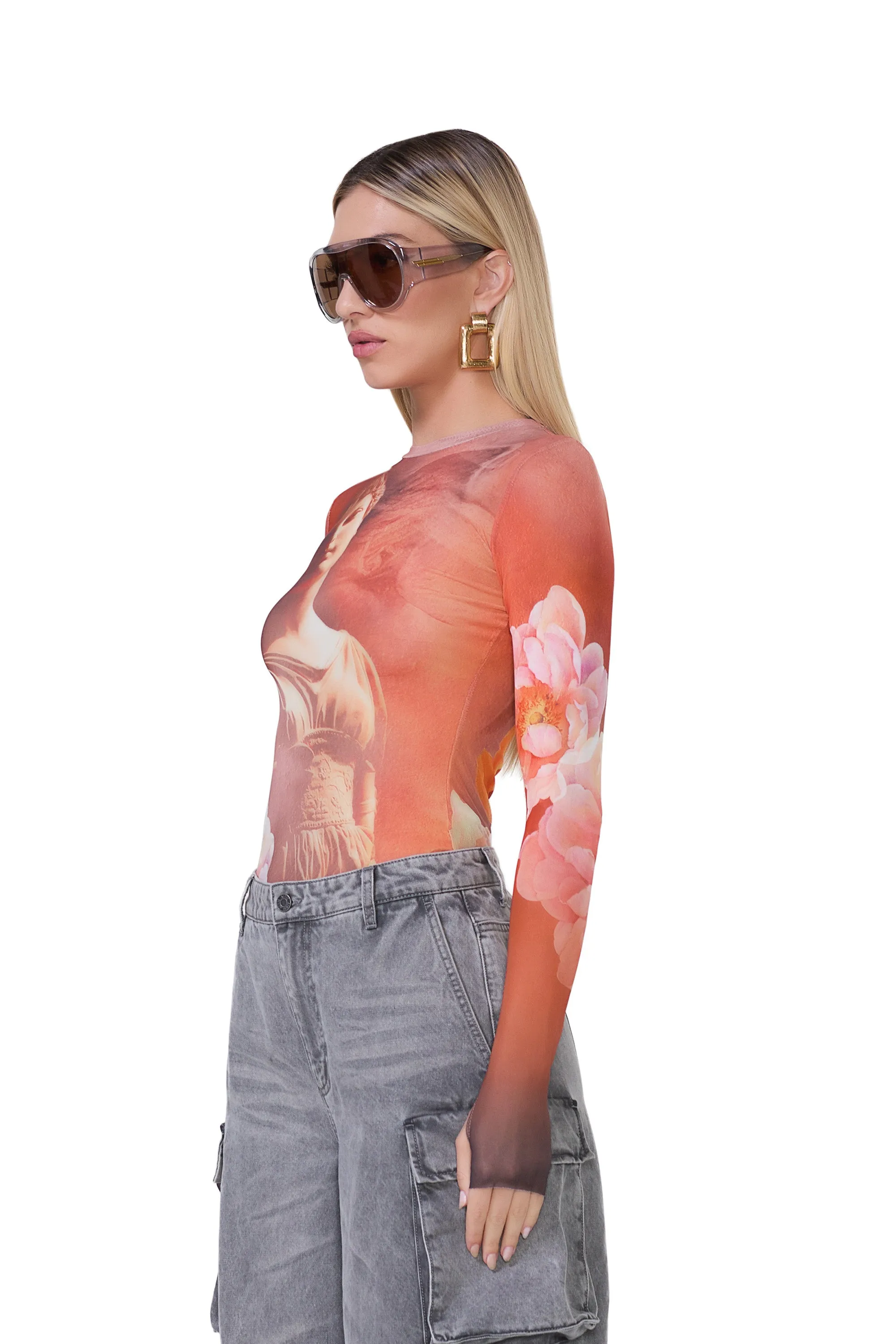 Kaylee Top - Rose Statue sold by AFRM product image thumbnail 2
