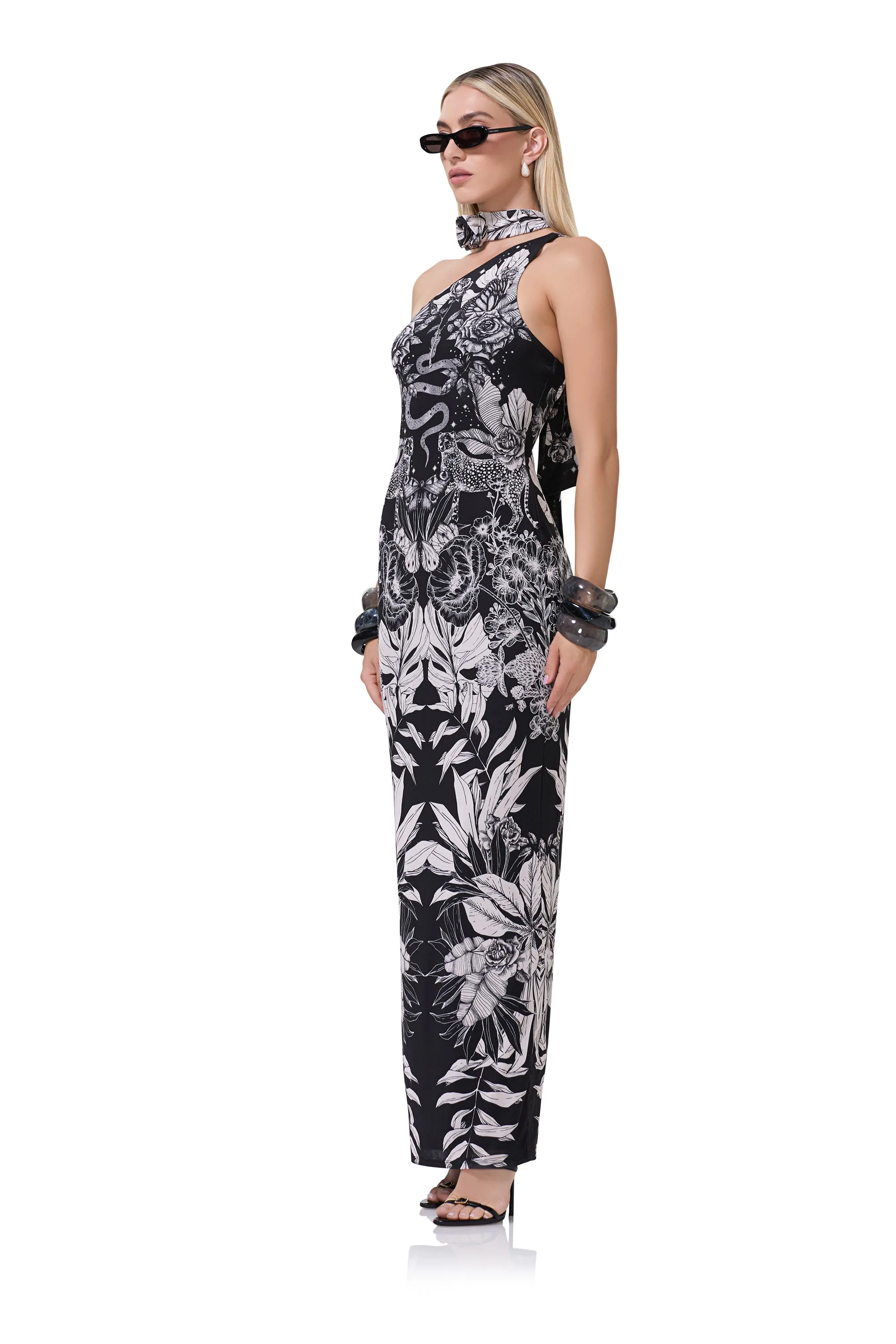 Savoy Dress - Tonal Botanical sold by AFRM product image thumbnail 2