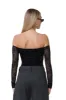 Odilla Lace Top - Noir sold by AFRM