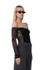 Odilla Lace Top - Noir sold by AFRM