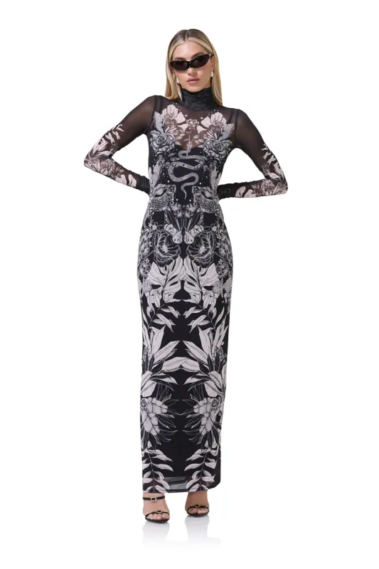 Billie Dress - Tonal Botanical sold by AFRM