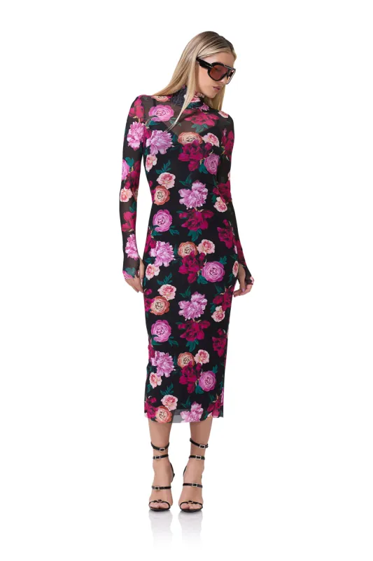 Shailene Dress - Midnight Rose sold by AFRM