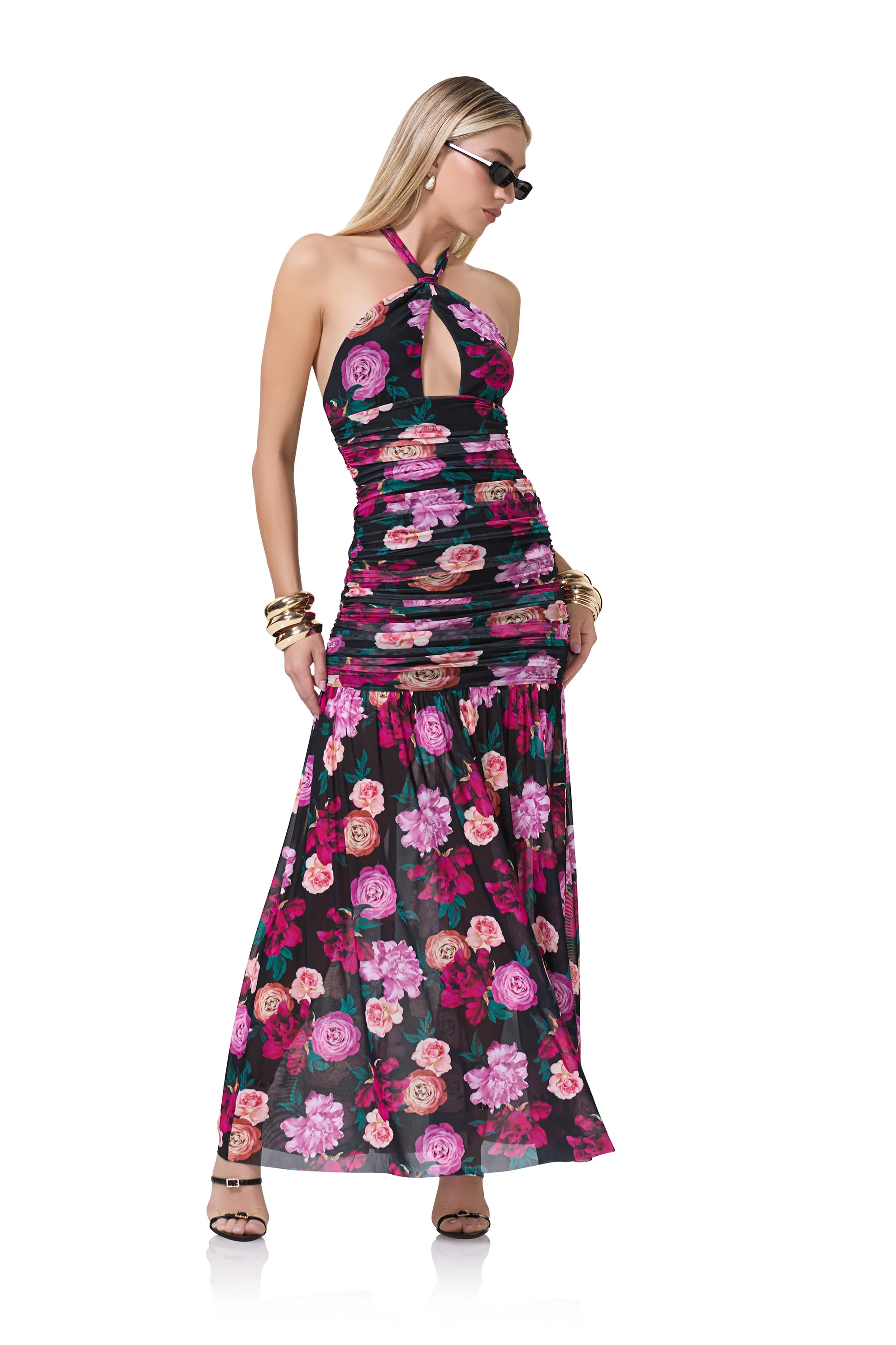 Piper Dress - Midnight Rose sold by AFRM