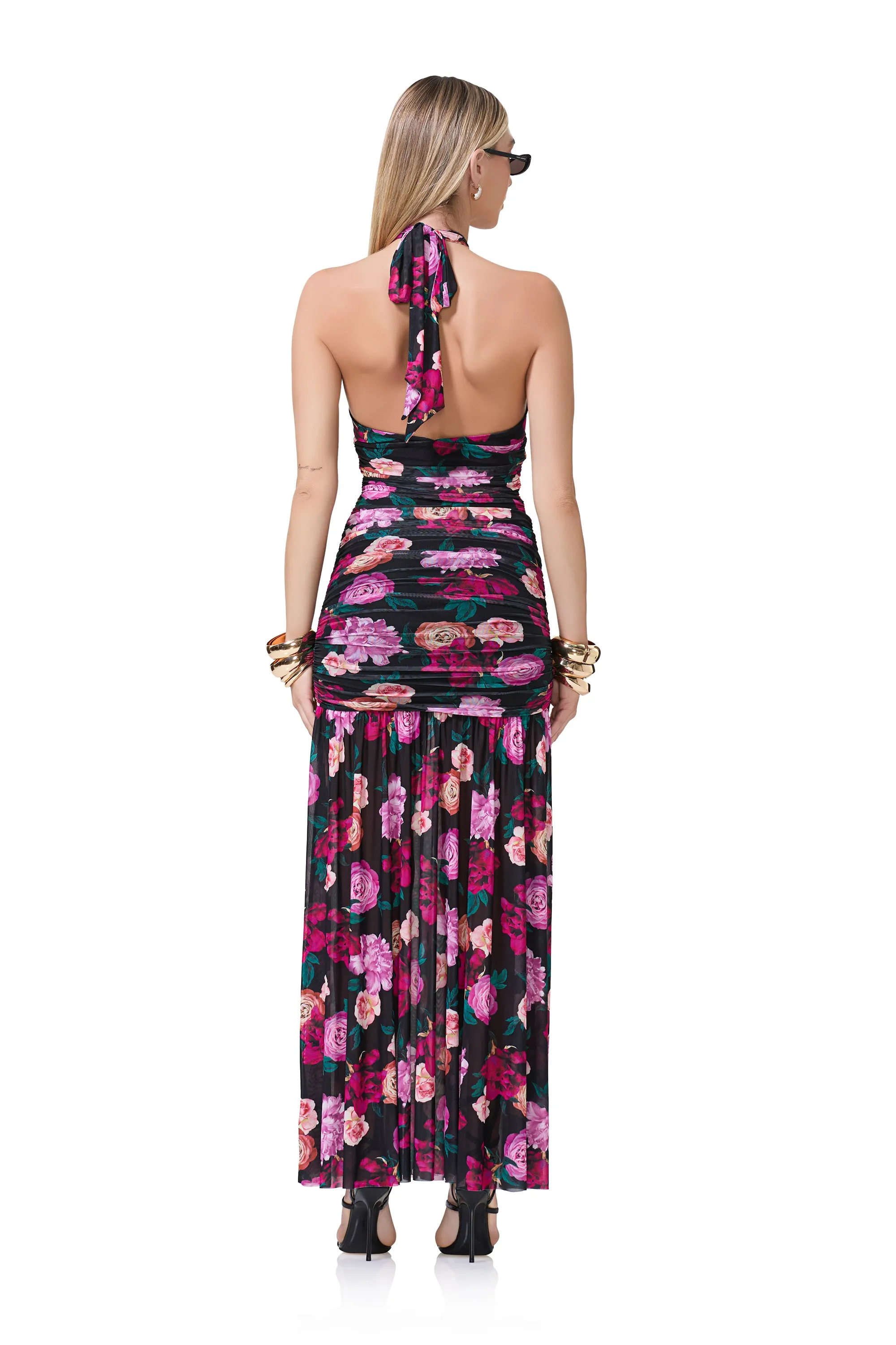 Piper Dress - Midnight Rose sold by AFRM product image thumbnail 4