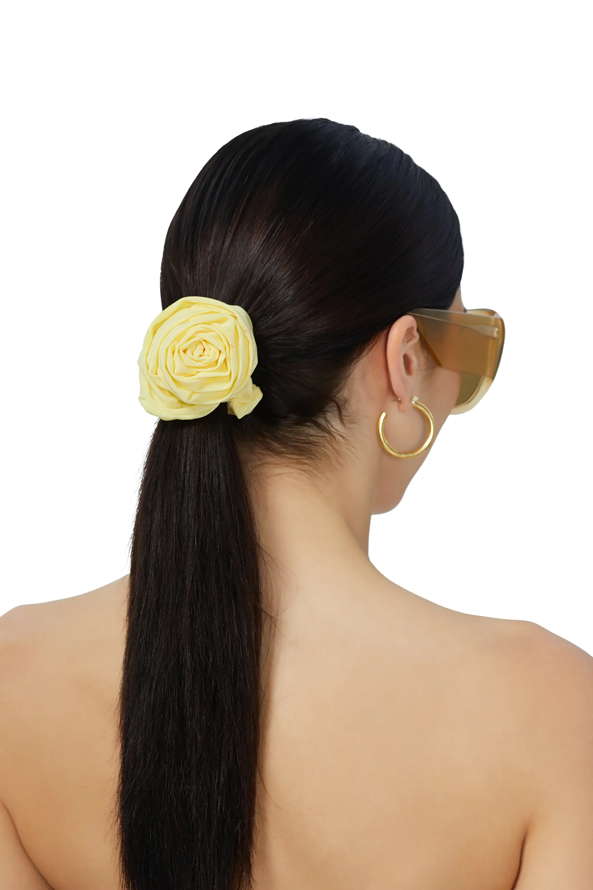 Rosette Scrunchie - Buttercup sold by AFRM