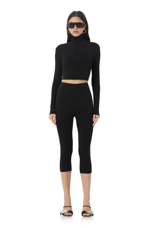 Ettie Capri Leggings - Noir sold by AFRM