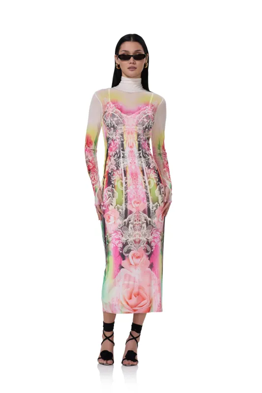 Shailene Dress - Grunge Lace sold by AFRM