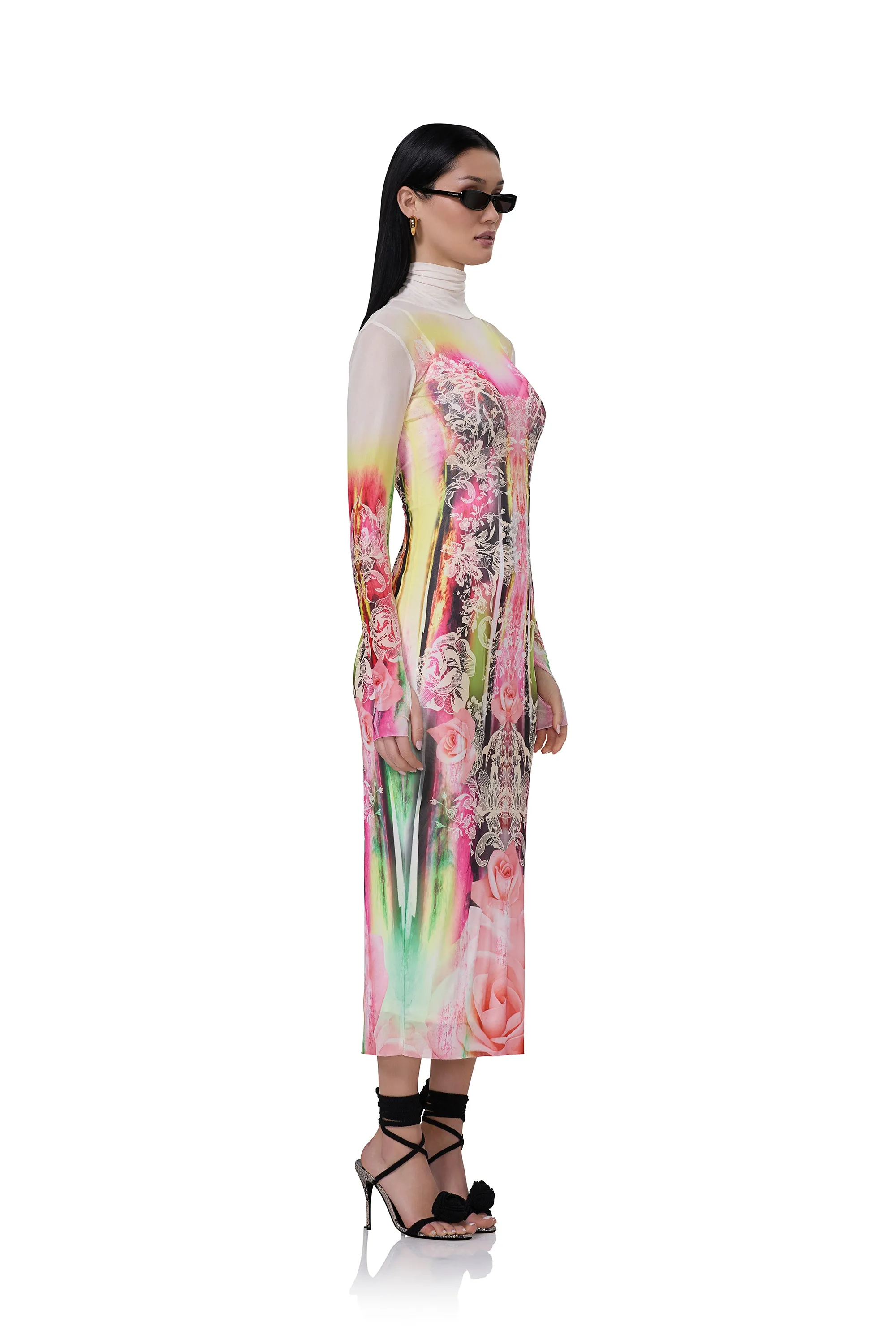 Shailene Dress - Grunge Lace sold by AFRM product image thumbnail 3