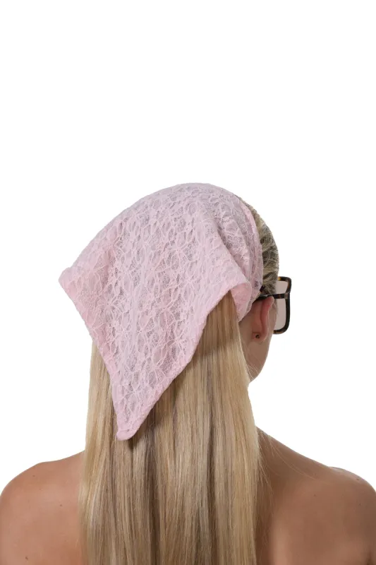 AFRM Lace Bandana - Pinkesque made by AFRM