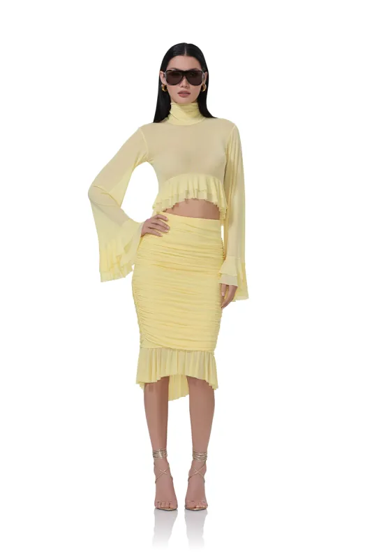 Pru Top - Buttercup sold by AFRM