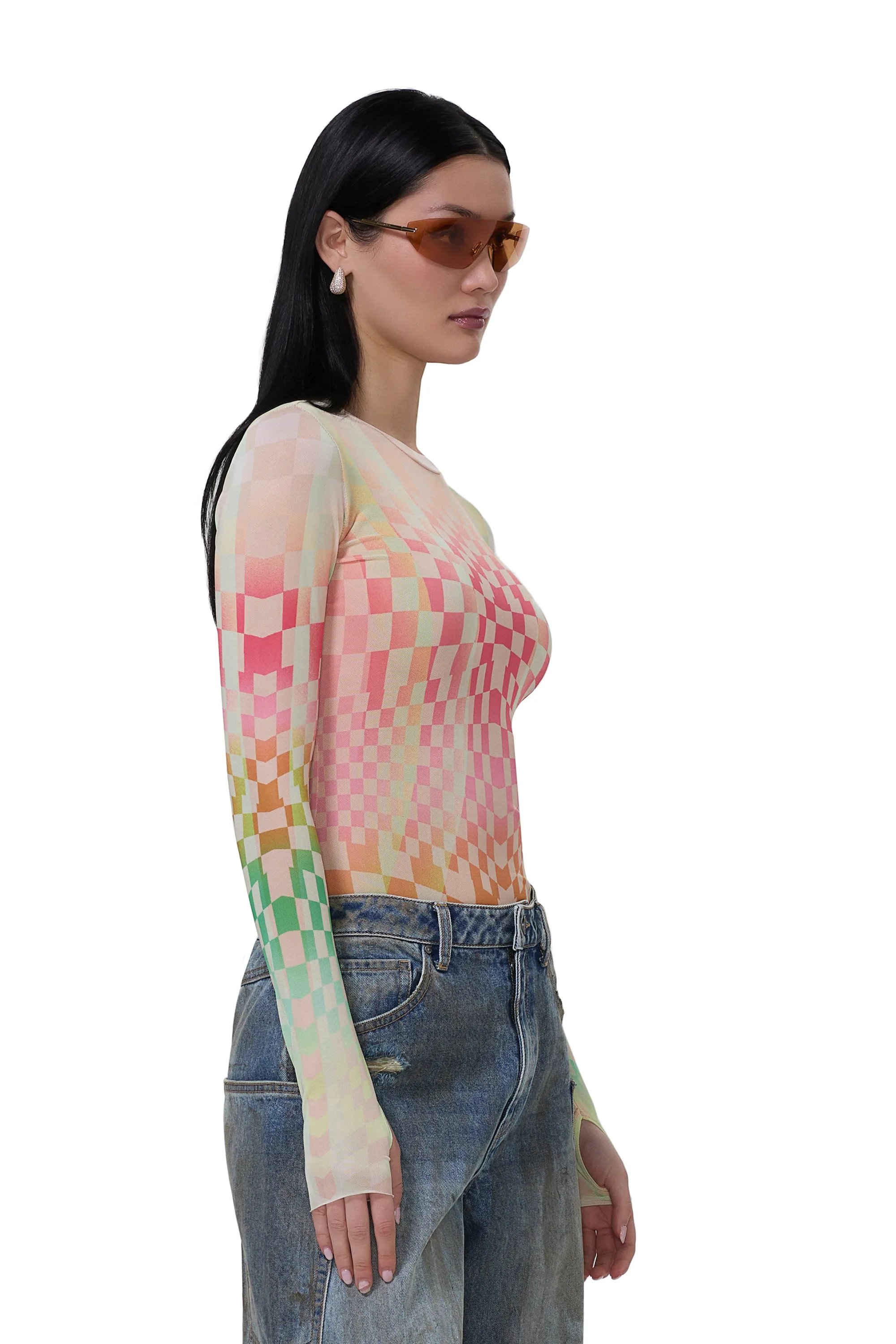 Kaylee Top - Pastel Ombre sold by AFRM product image thumbnail 3