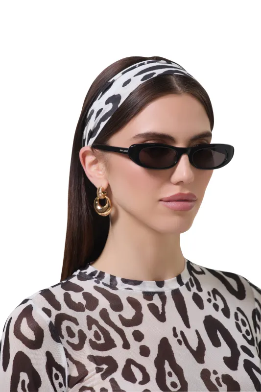 AFRM Headband - Stark Leopard sold by AFRM