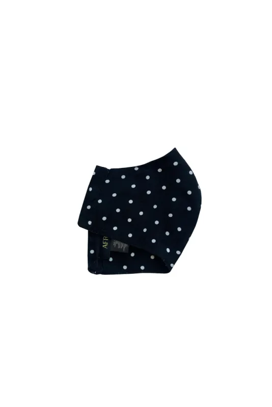 AFRM Face Mask - Noir Polka Dot sold by AFRM