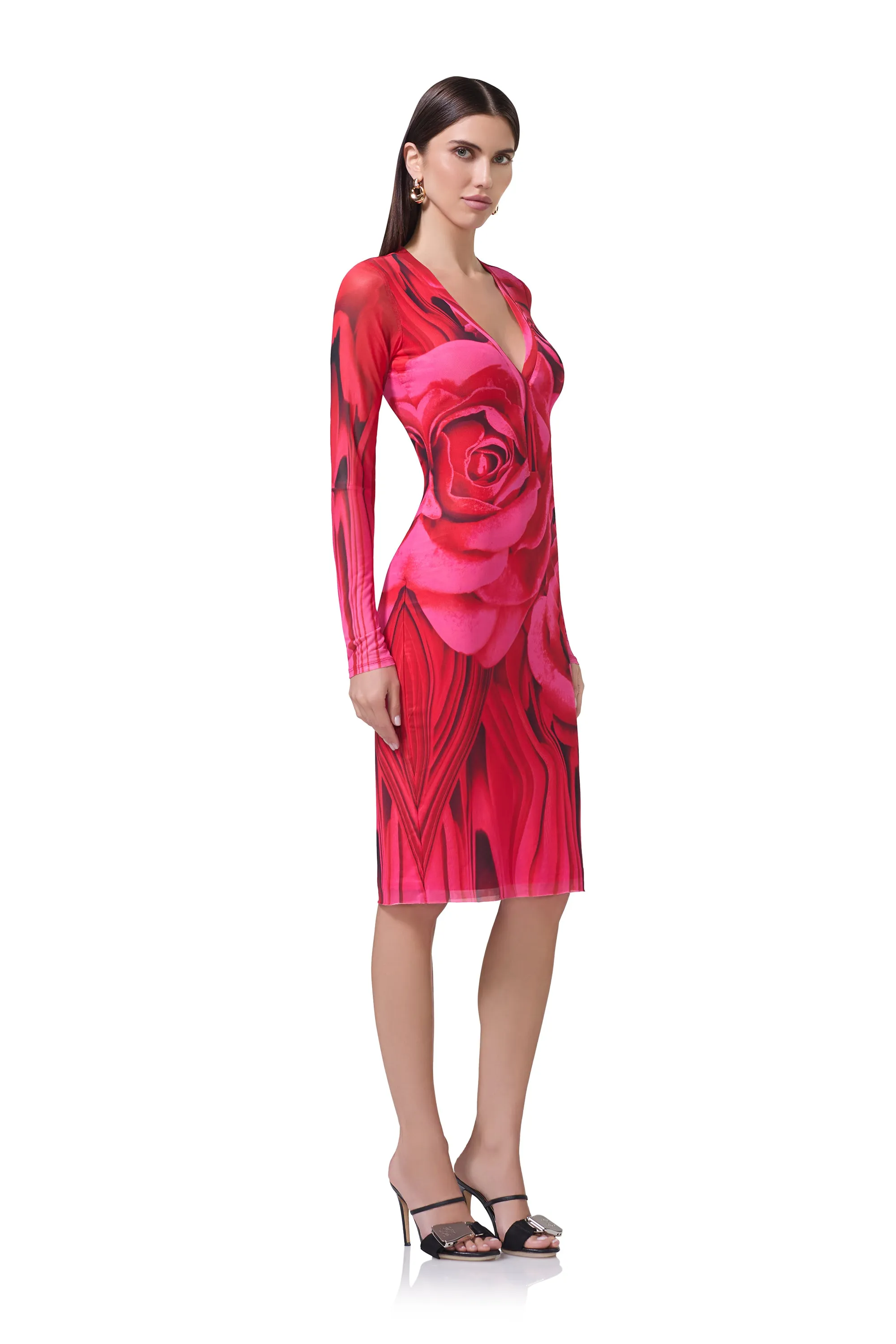 Diane Dress - Organic Rose sold by AFRM product image thumbnail 2