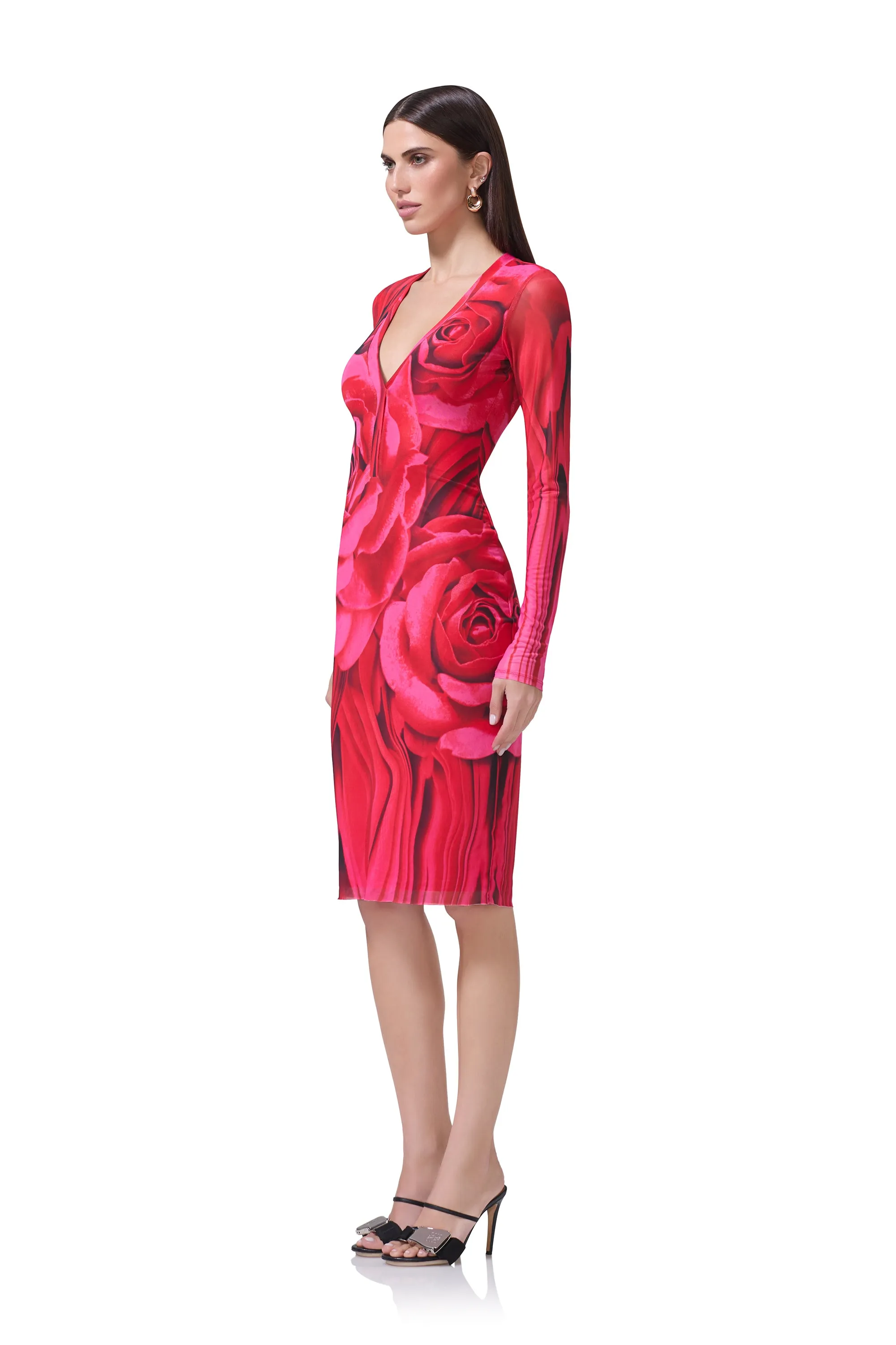 Diane Dress - Organic Rose sold by AFRM product image thumbnail 3