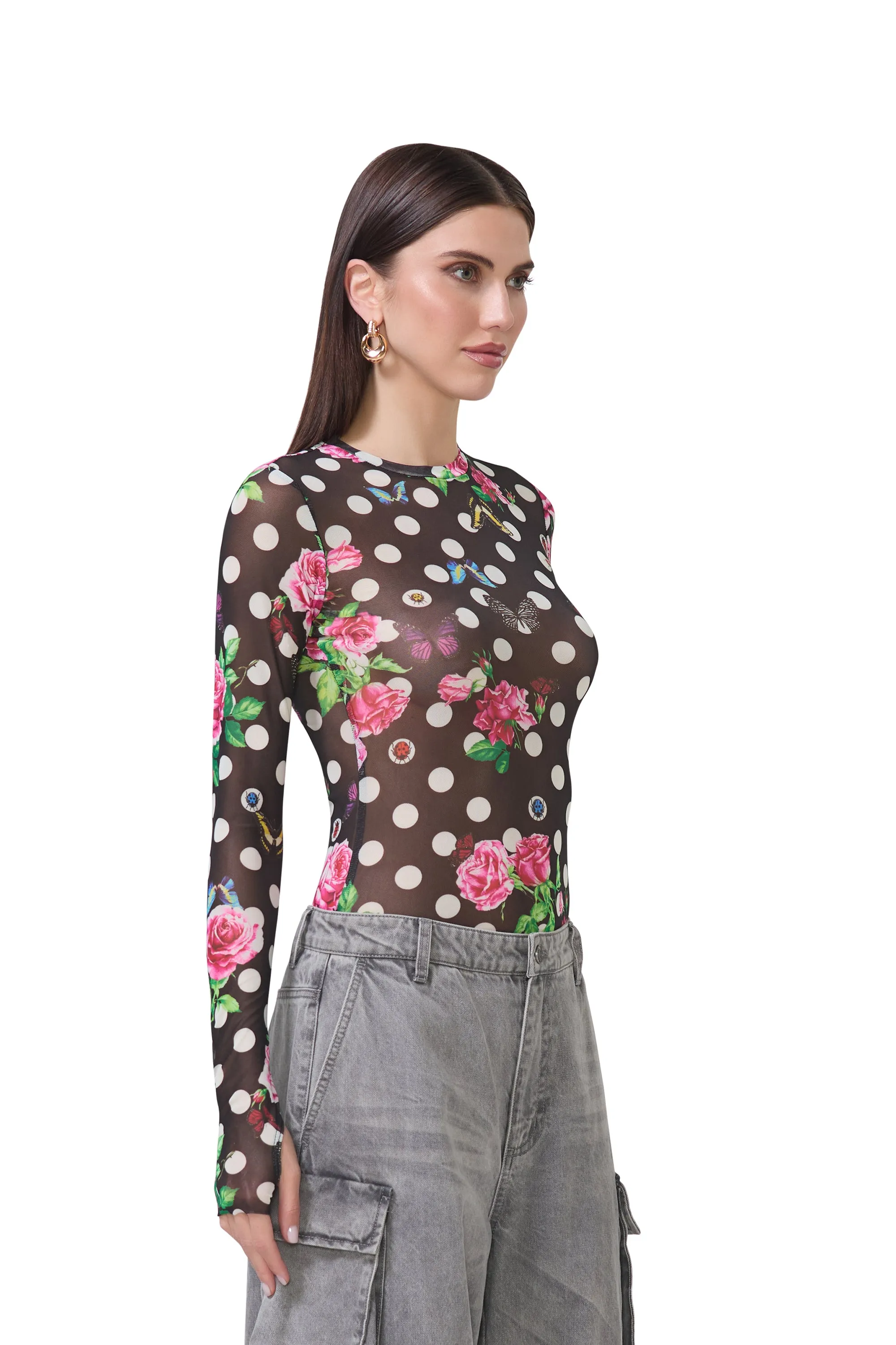Kaylee Top - Rose Dot sold by AFRM product image thumbnail 2