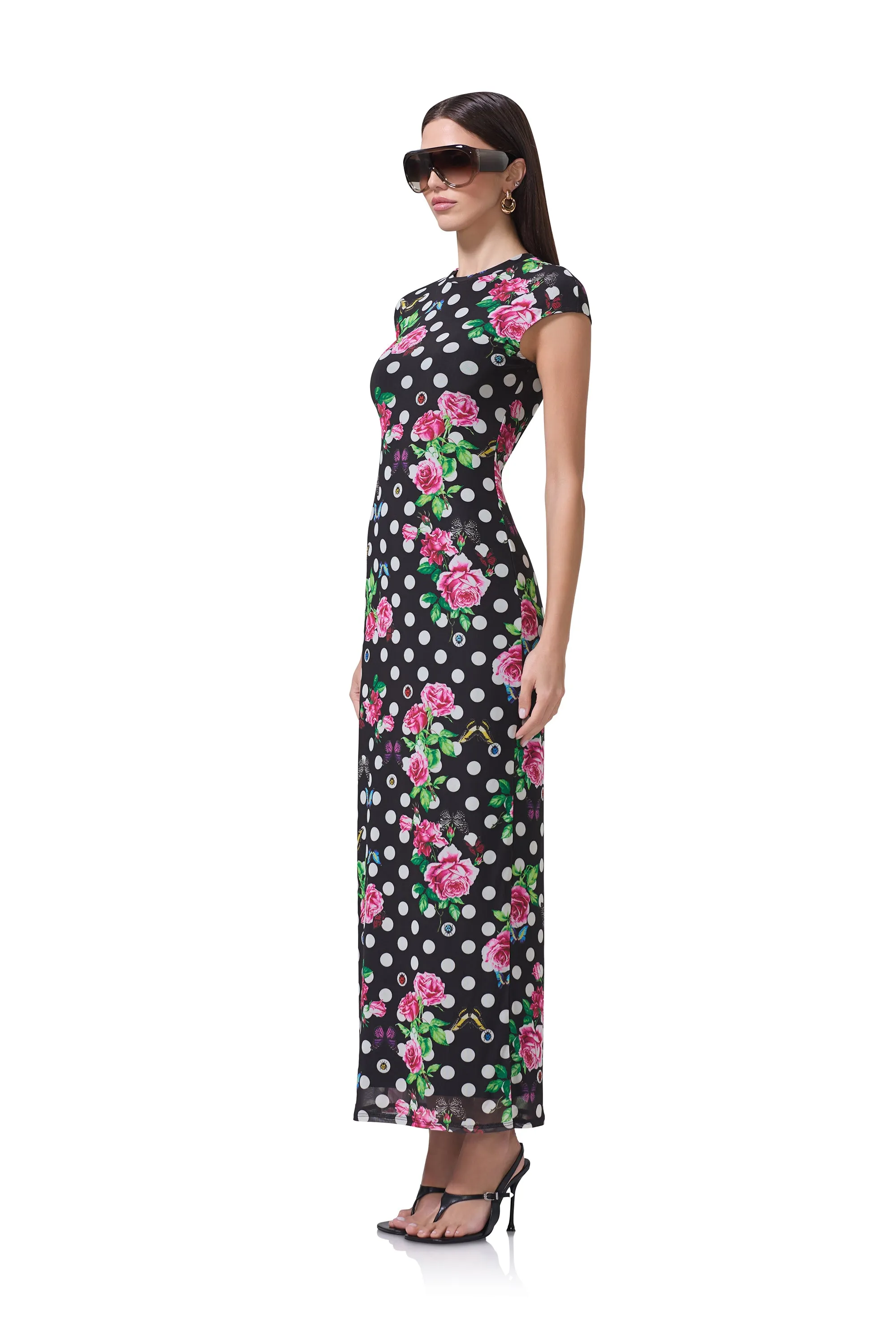 Cody Dress - Rose Dot sold by AFRM product image thumbnail 5