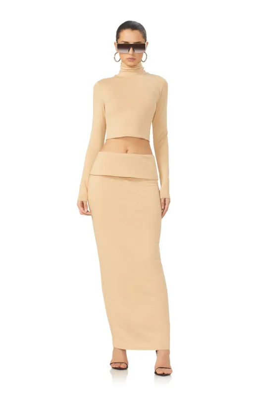 Esin Maxi Skirt - Praline made by AFRM