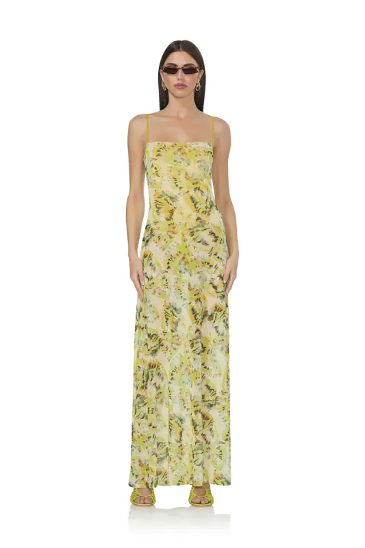 Shae Dress - Lime Wing sold by AFRM