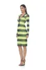 Diane Dress - Lime Rugby sold by AFRM