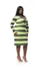 Diane Dress - Lime Rugby sold by AFRM