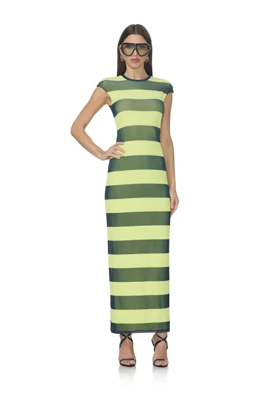 Cody Dress - Lime Rugby sold by AFRM