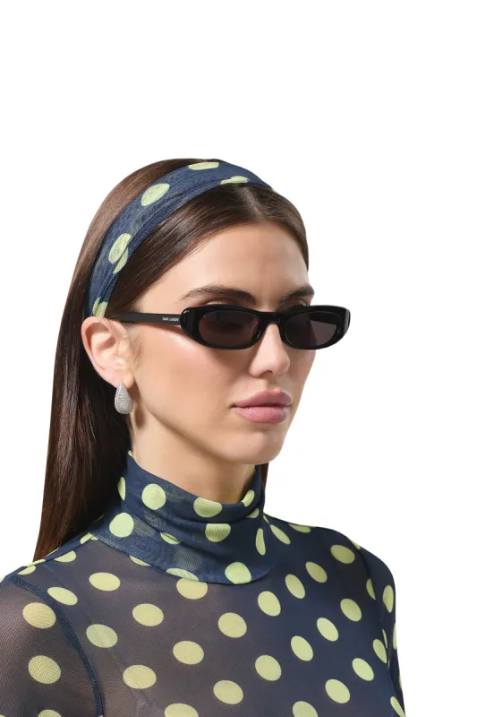 AFRM Headband - Navy Dot sold by AFRM