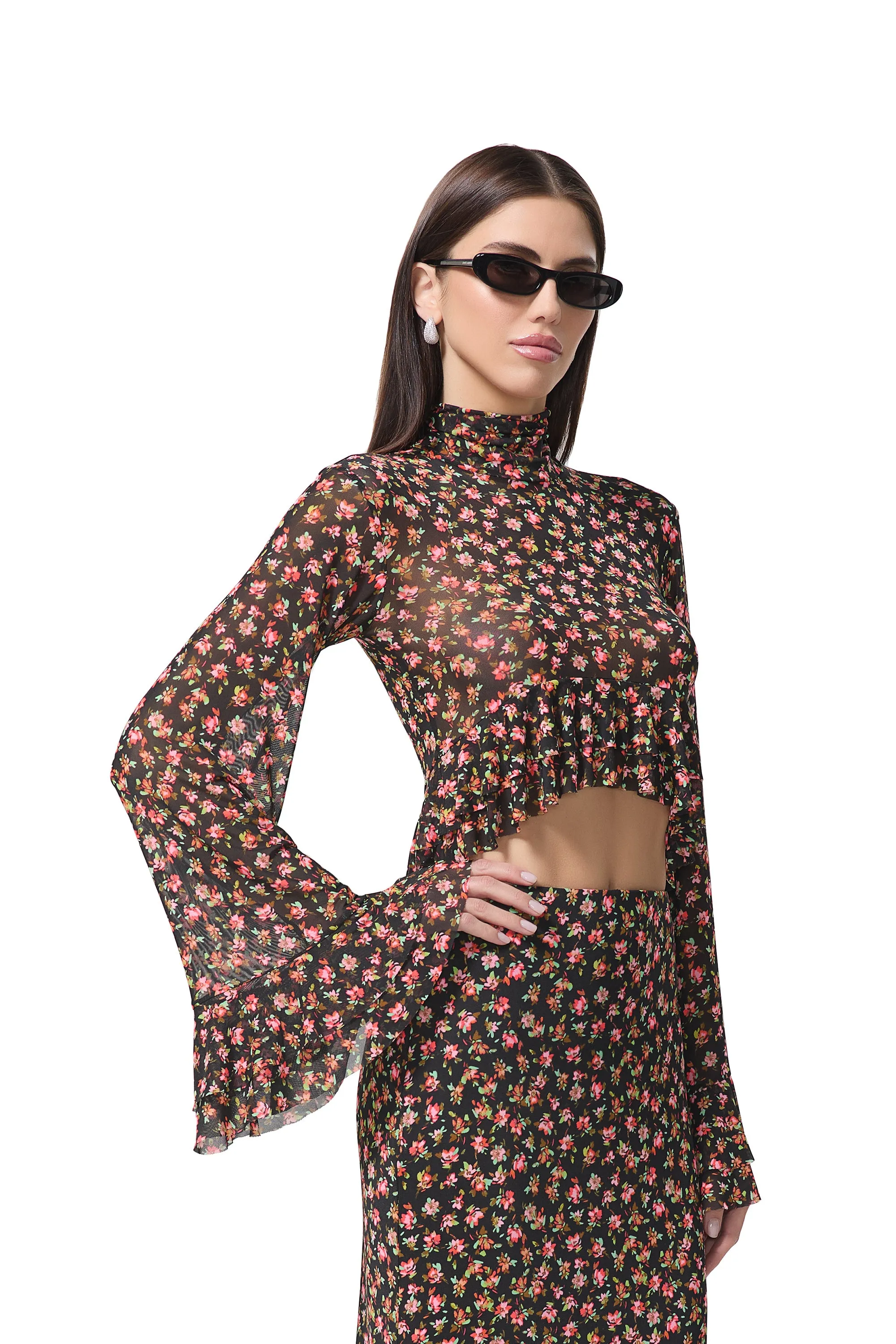 Pru Top - Spring Ditsy sold by AFRM product image thumbnail 2