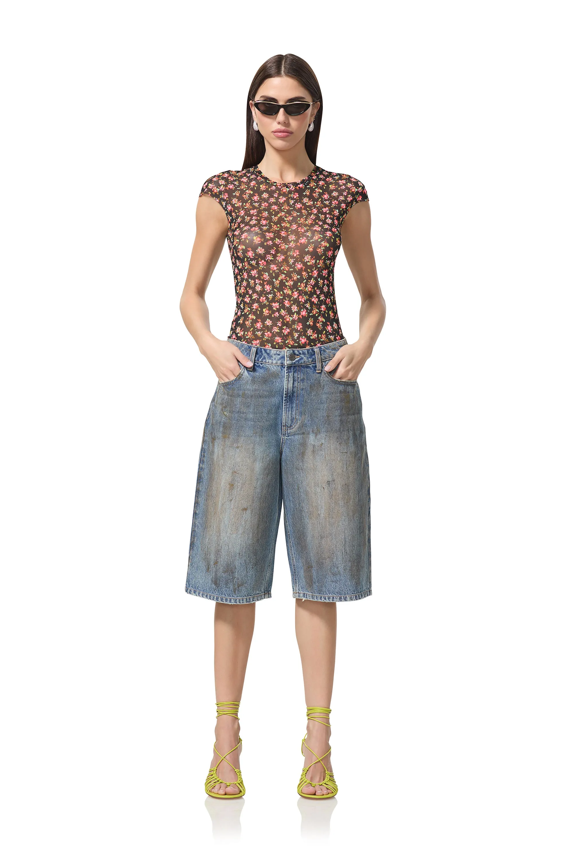 Nina Top - Spring Ditsy sold by AFRM