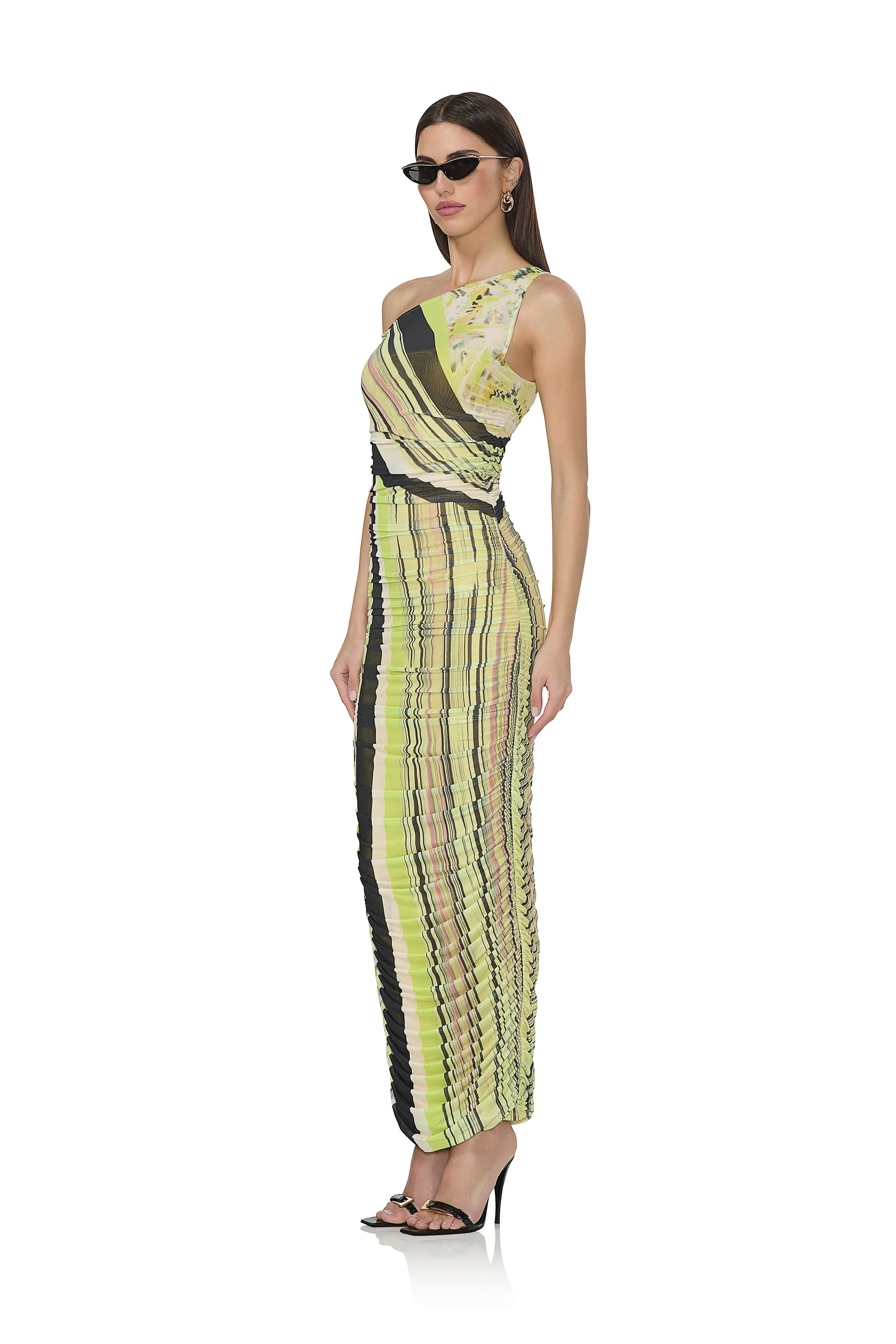 Biona Dress - Wing Stripe sold by AFRM product image thumbnail 5