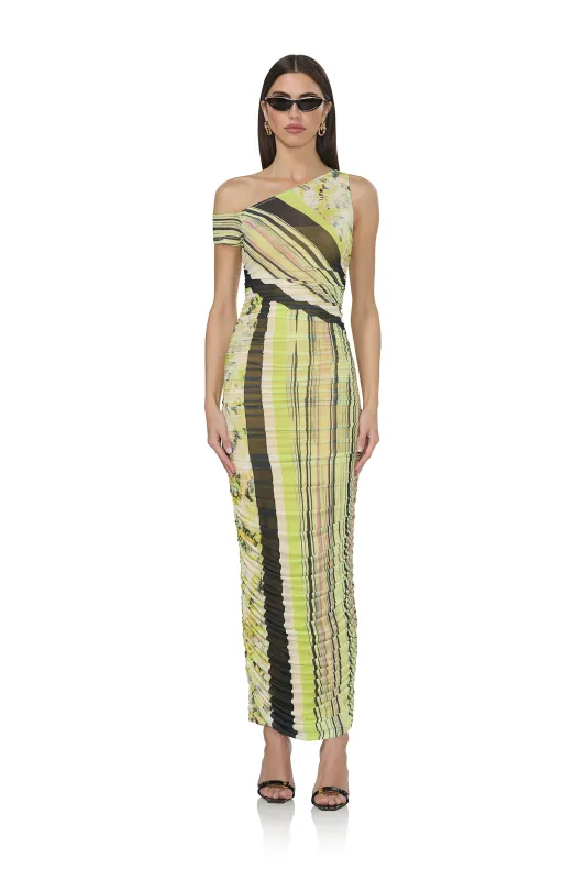 Biona Dress - Wing Stripe sold by AFRM