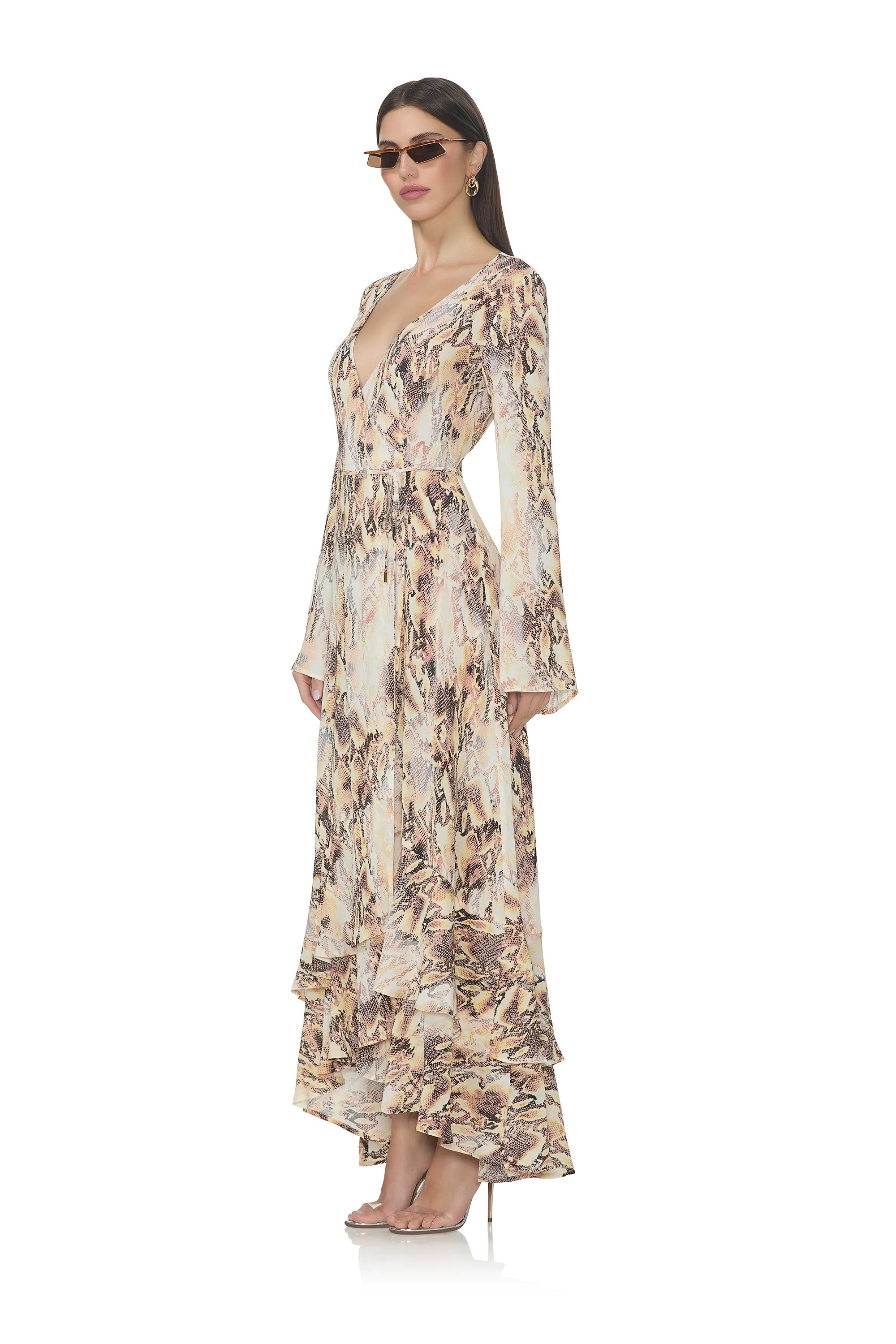 Mimi Dress - Shine Snake sold by AFRM product image thumbnail 3