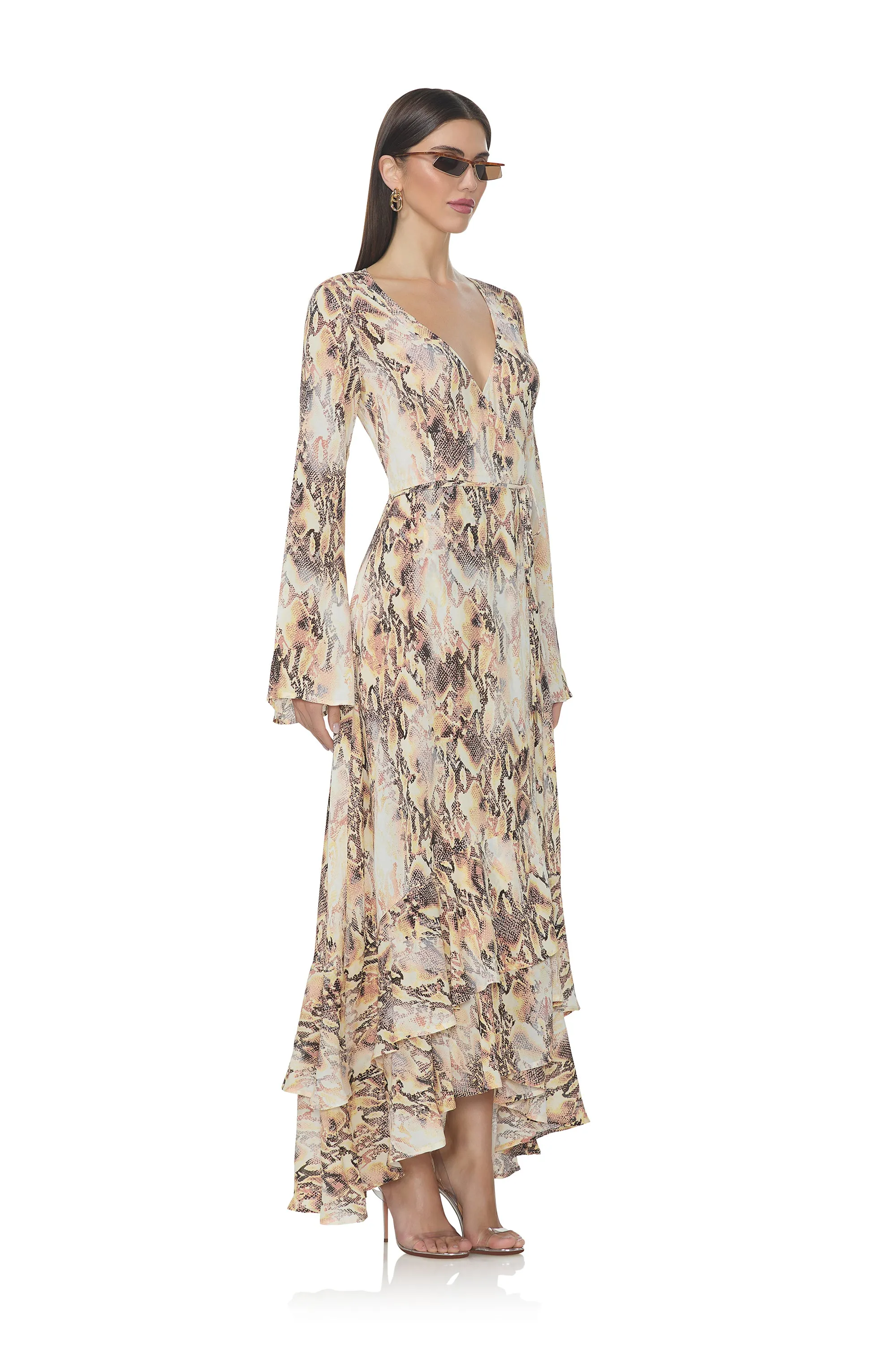 Mimi Dress - Shine Snake sold by AFRM product image thumbnail 2