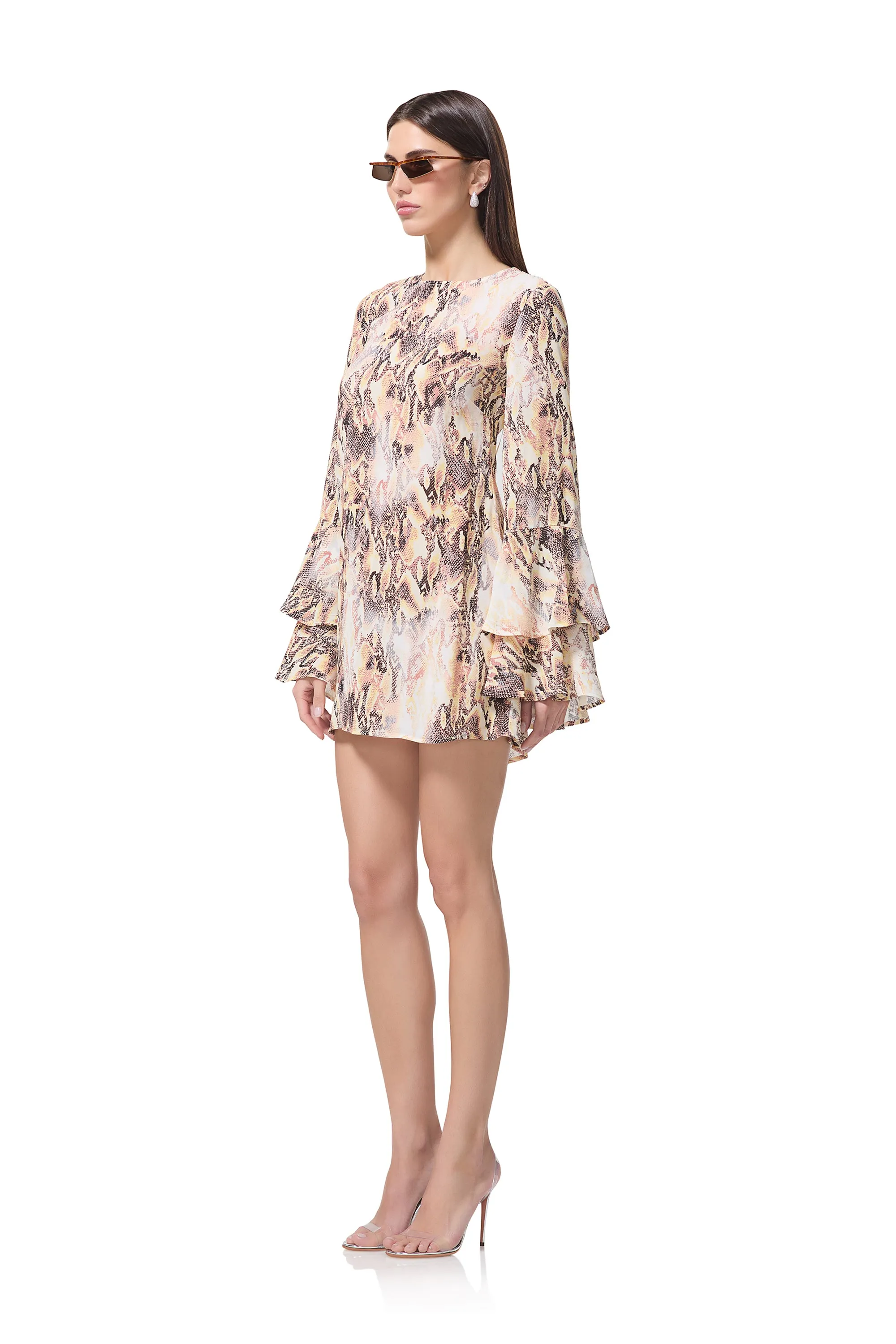 Marisol Dress - Shine Snake sold by AFRM product image thumbnail 3