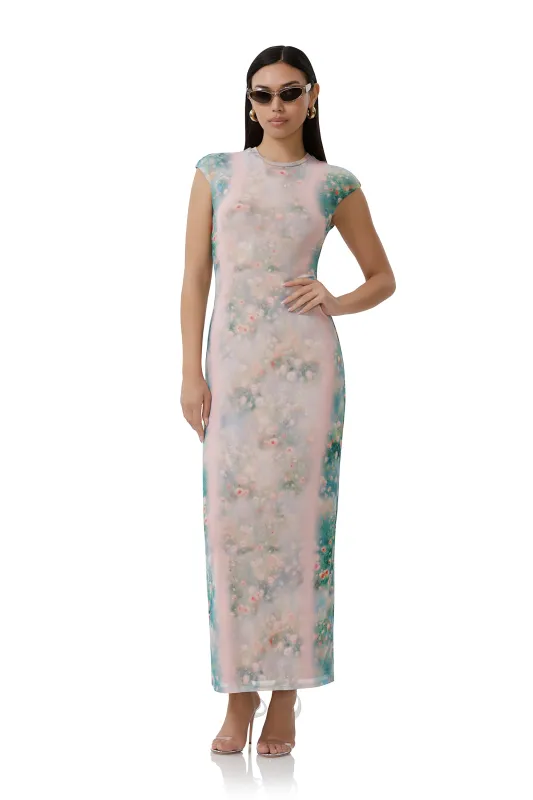 Cody Dress - Placement Fog sold by AFRM