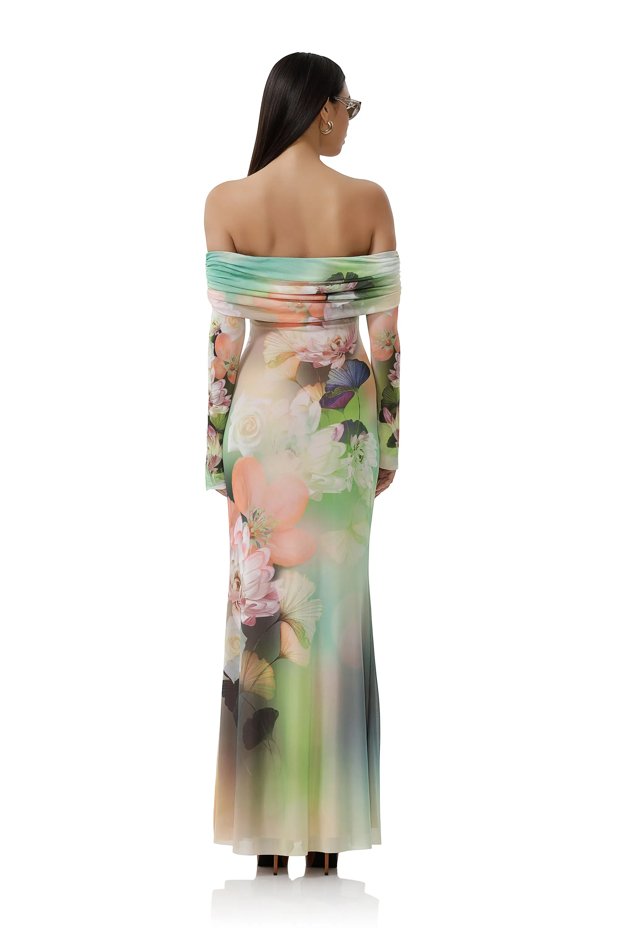 Theana Dress - Sunbeam Floral sold by AFRM product image thumbnail 4