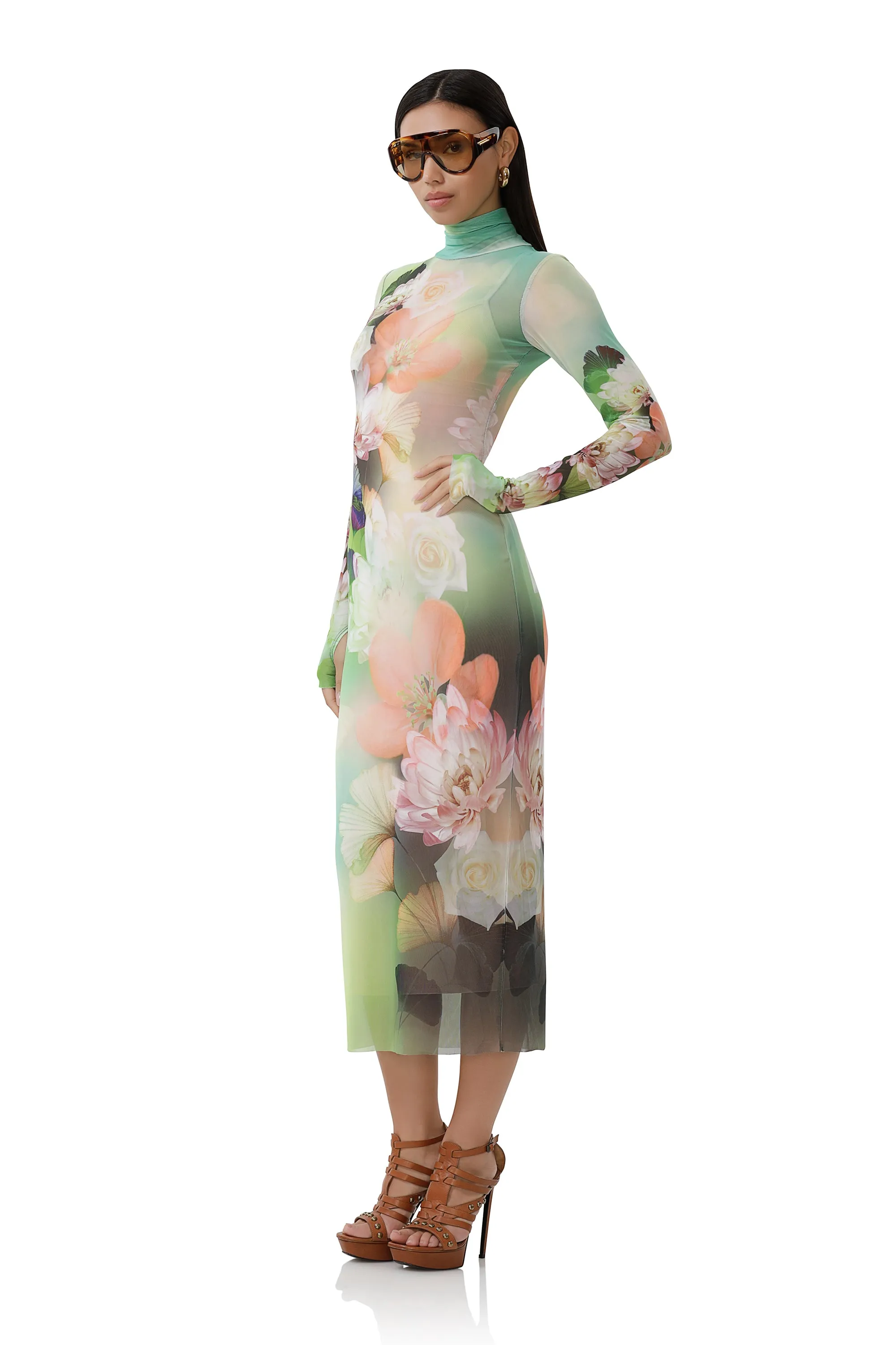 Shailene Dress - Sunbeam Floral sold by AFRM product image thumbnail 3