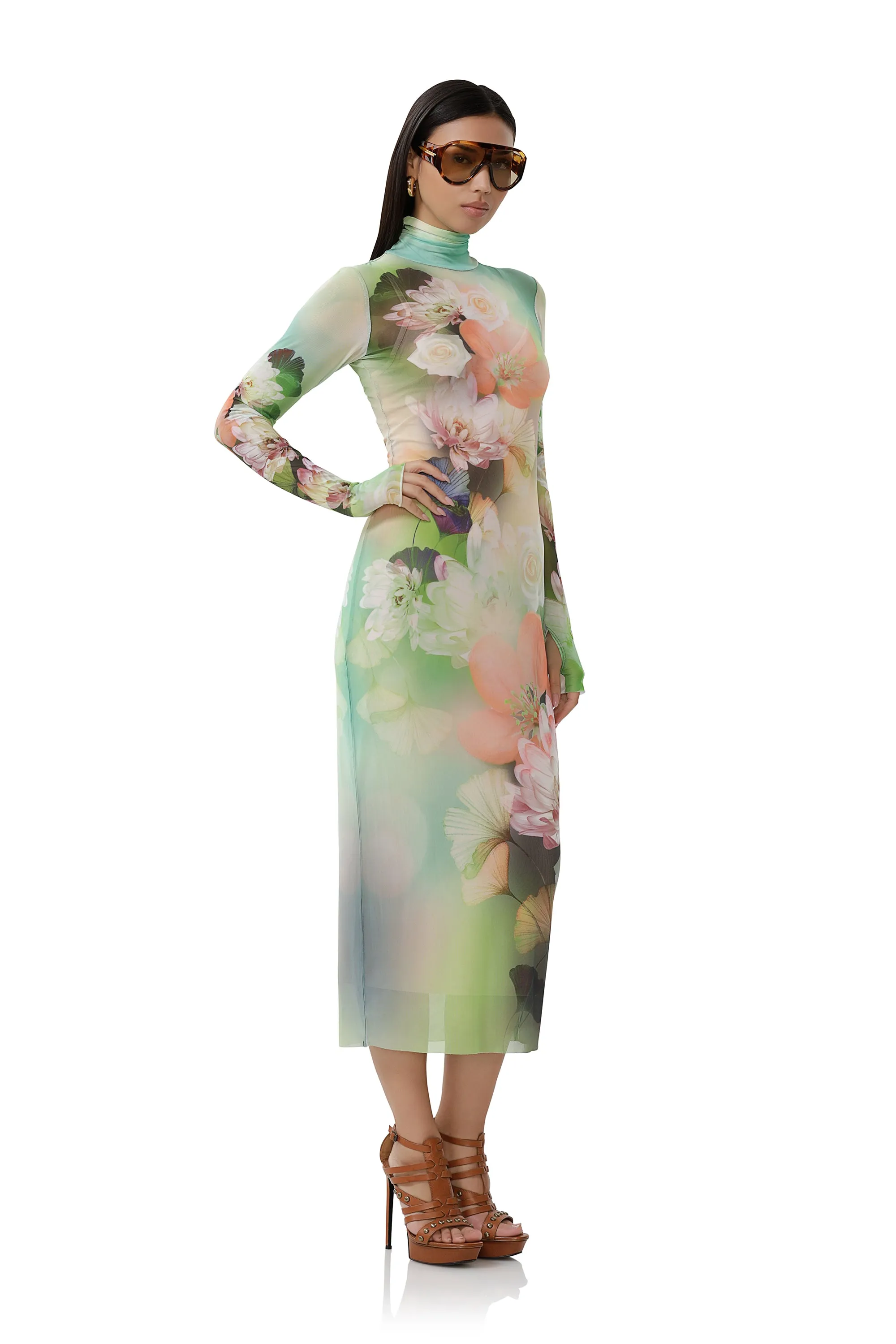 Shailene Dress - Sunbeam Floral sold by AFRM product image thumbnail 5