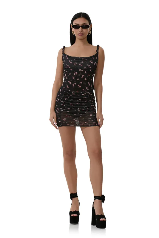 Martina Mini Skirt - Delicate Ditsy sold by AFRM