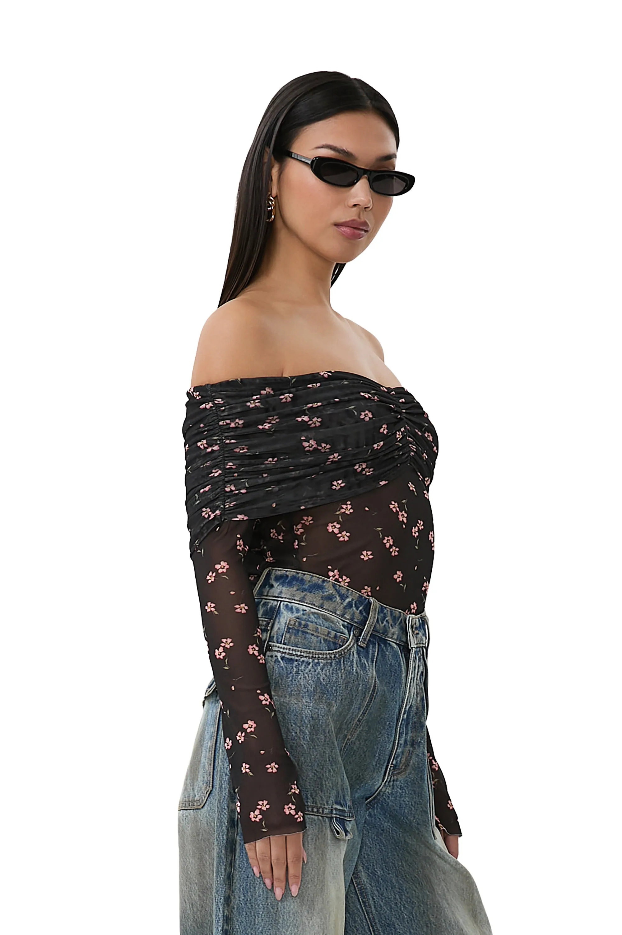 Lilith Top - Delicate Ditsy sold by AFRM product image thumbnail 3