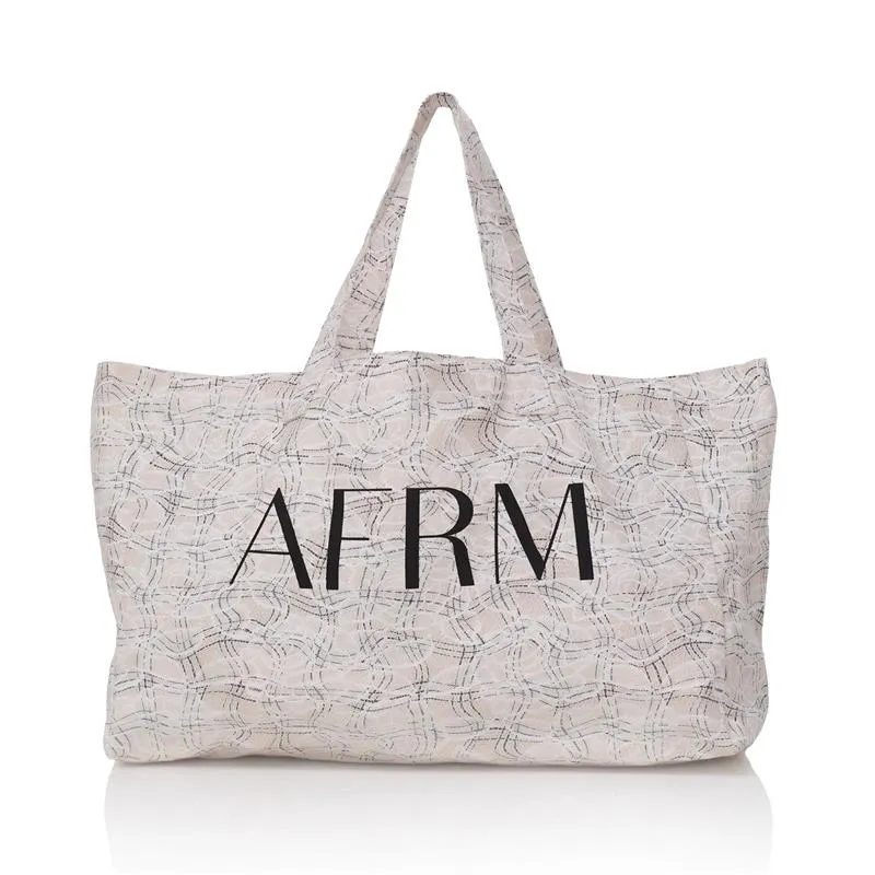 AFRM Tote Bag - Lace Plaid sold by AFRM