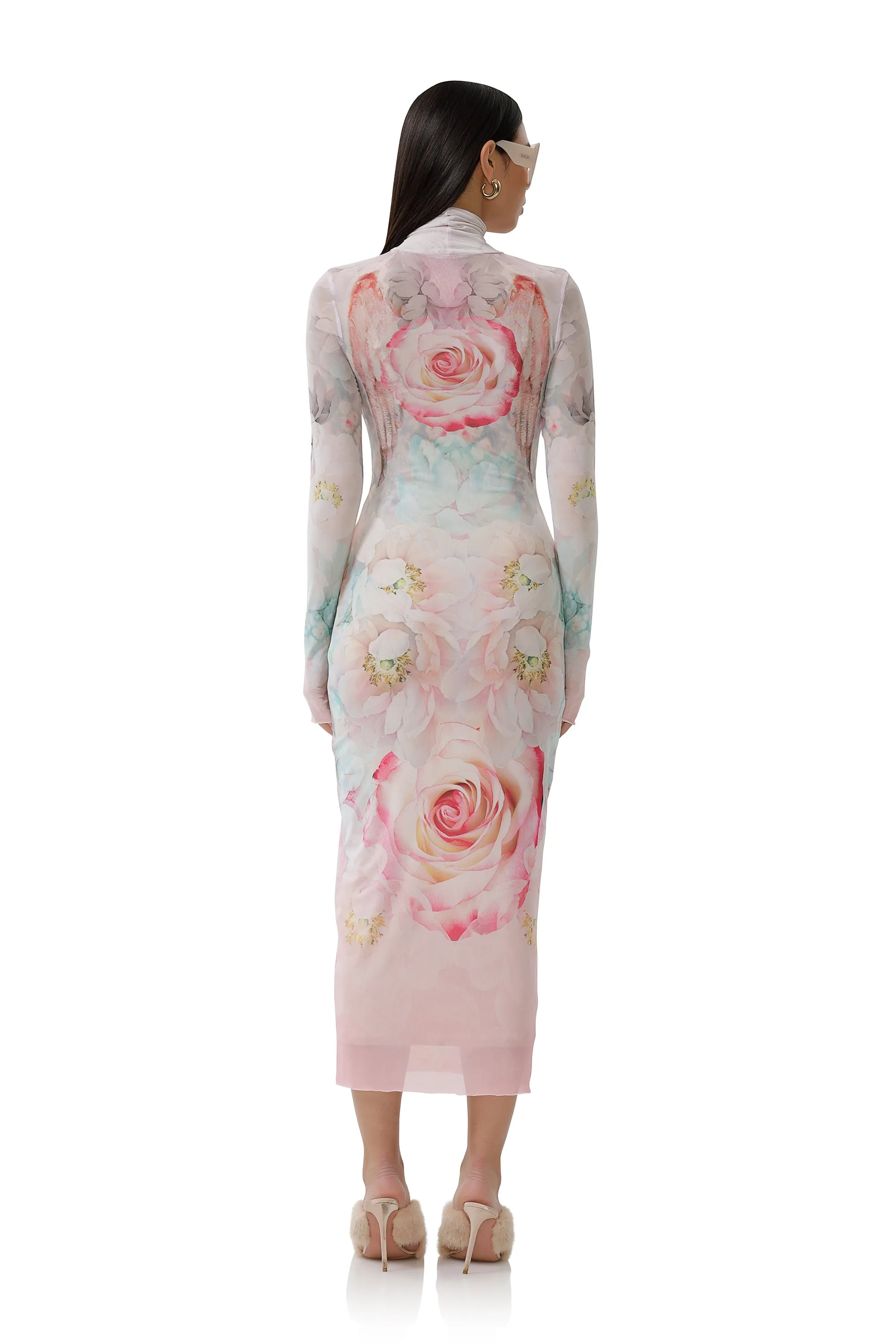 Shailene Dress - Spring Statue sold by AFRM product image thumbnail 4