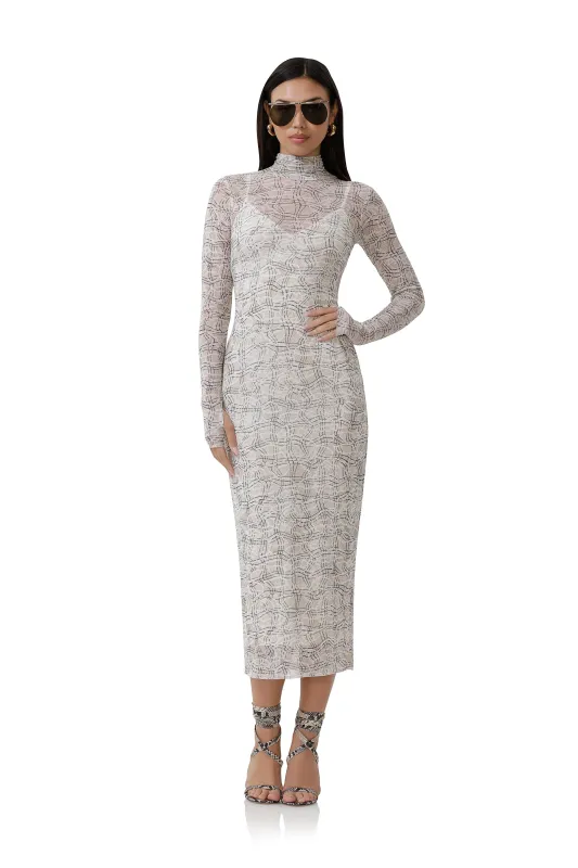 Shailene Dress - Lace Plaid sold by AFRM