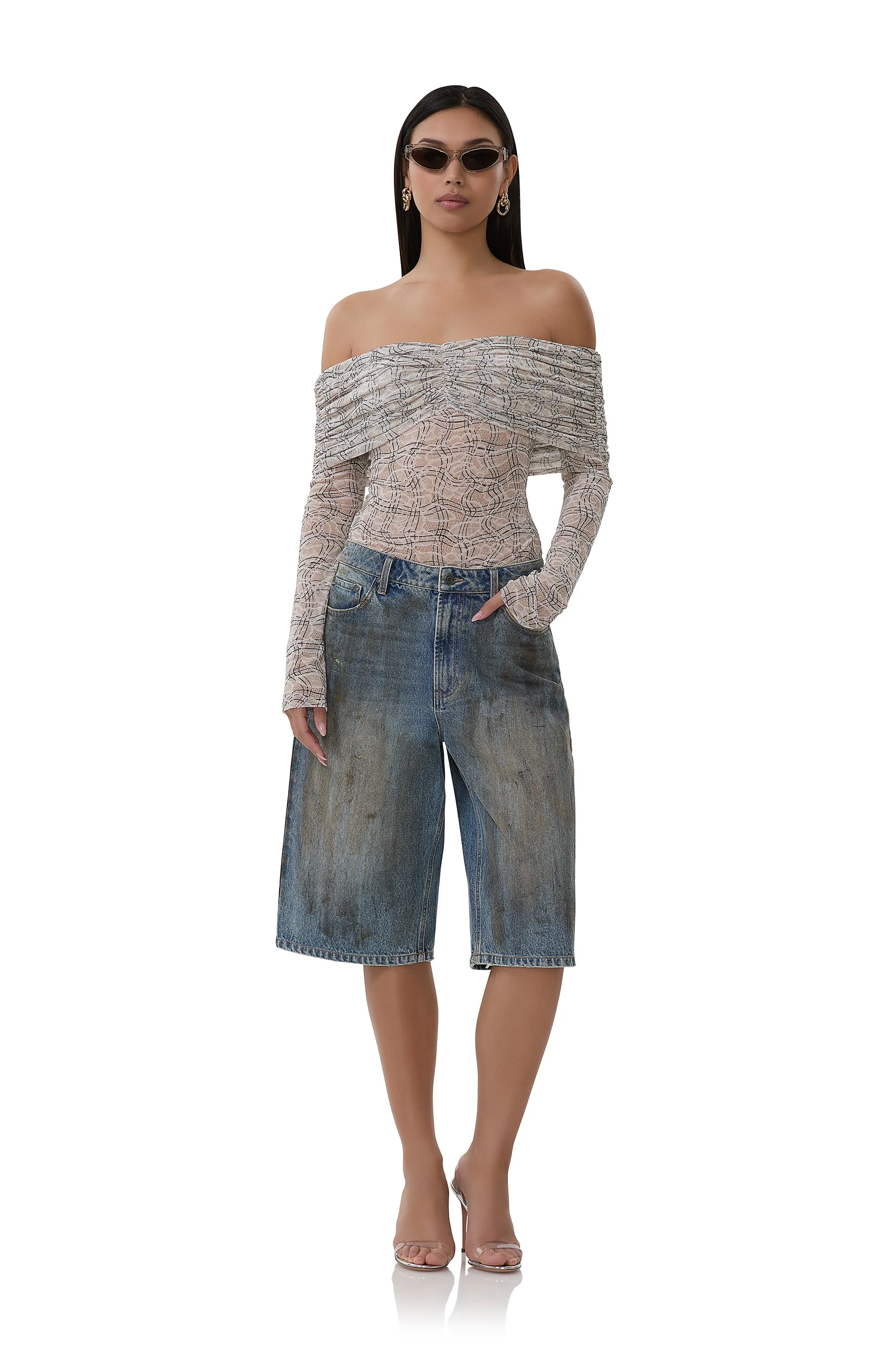 Lilith Top - Lace Plaid sold by AFRM