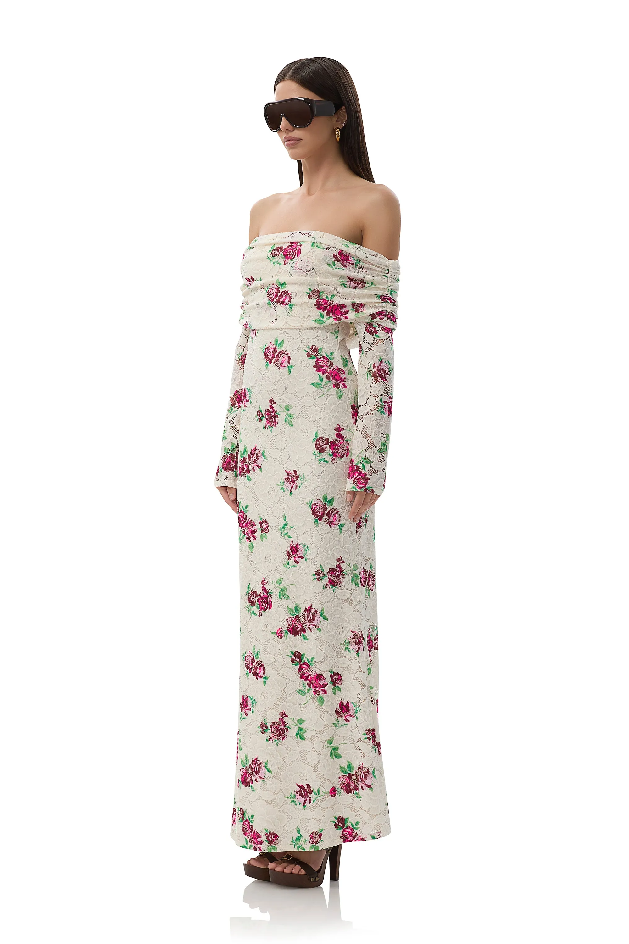 Thelma Crochet Lace Dress - Romance Rose sold by AFRM product image thumbnail 3